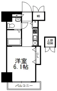 福岡県福岡市中央区大手門3【マンション】の間取り