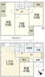 東京都町田市玉川学園7【一戸建】の間取り