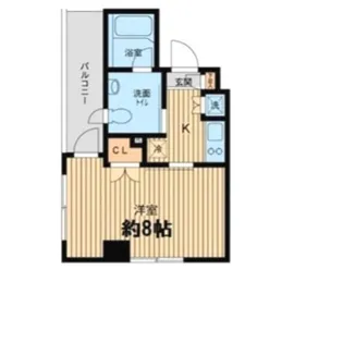 エスティメゾン武蔵小山【3階】の間取り