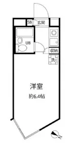 エスポワール中目黒【1階】の間取り
