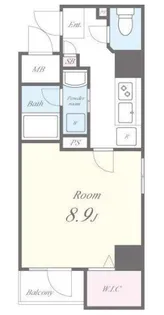 LUKICIA神楽坂【7階】の間取り