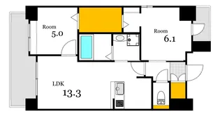 WESTIN KOGOKITA【9階】の間取り