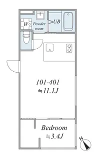 trias547【2階】の間取り