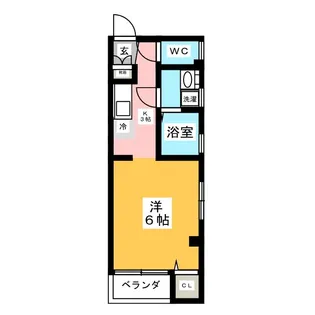 西野コーポ2【2階】の間取り