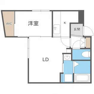 Gavel菊水【1階】の間取り
