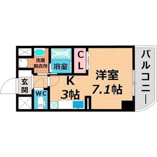 プラティークベリエ【4階】の間取り