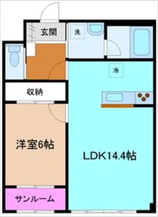 クルエボヌール【2階】の間取り