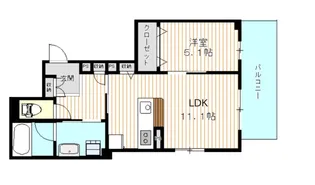 ジュヌ メナージュ【2階】の間取り