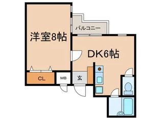 サンパレス21垂水【3階】の間取り