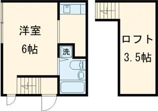 ブリーズ早稲田【1階】の間取り