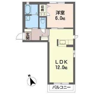 シャーメゾン錦【2階】の間取り