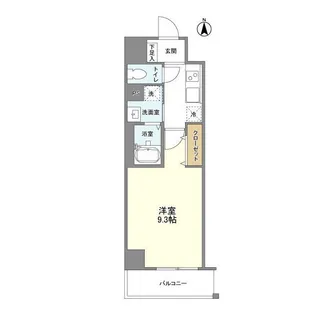 宙(SOLA)御器所駅前【2階】の間取り