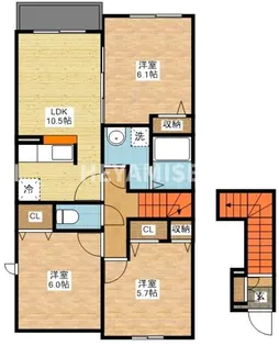 サンリット・ヴィラ【2階】の間取り