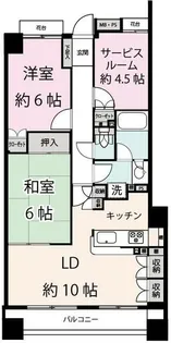 クリオレミントンハウス山下公園【15階】の間取り