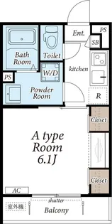 リブリ・ちぐら【1階】の間取り