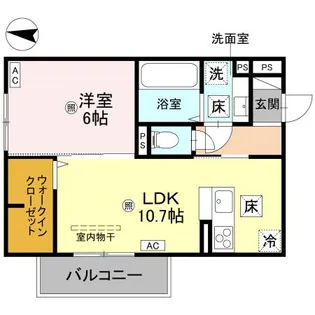 D-Regalo日光N【1階】の間取り