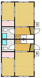 ブルーフォレスト【2階】の間取り