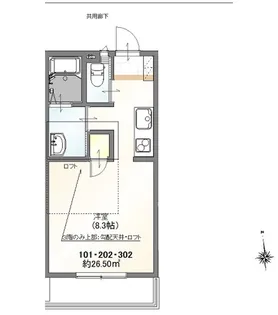 ラビエール戸田新曽 A【1階】の間取り