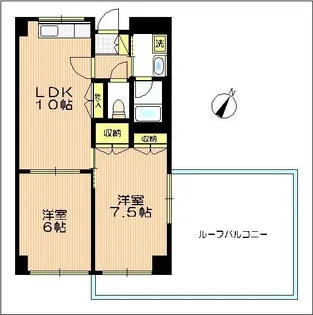 フジアーバンヒルズ【4階】の間取り