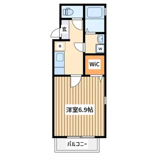 フォレストコート【2階】の間取り