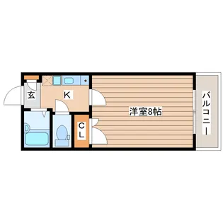 シャルム長町南【2階】の間取り