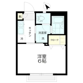 シャルマン吉祥寺【1階】の間取り