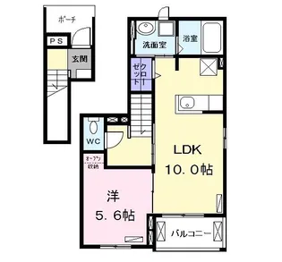 ボヌール I【2階】の間取り