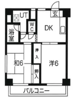 豊徳ハイツ【1階】の間取り