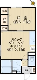 コンフォートJin【1階】の間取り