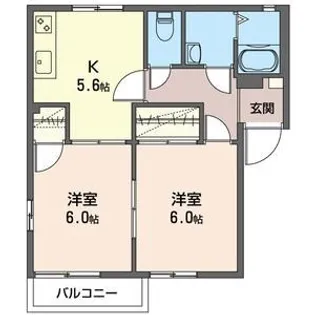 壱番館 A【2階】の間取り