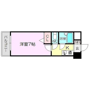 ノルデンハイム淡路【4階】の間取り