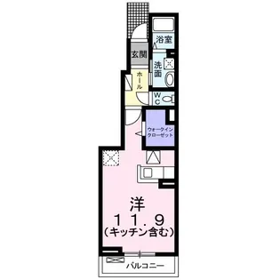 ウィステリア住吉 I【1階】の間取り