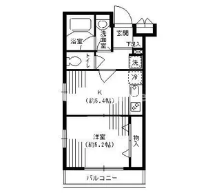 ルミエール妙蓮寺II【2階】の間取り