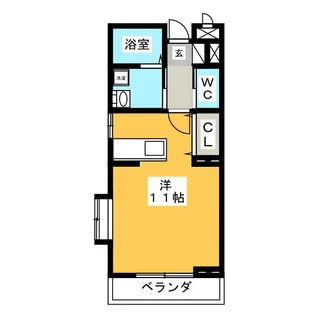 オーシャンヒルズ【3階】の間取り