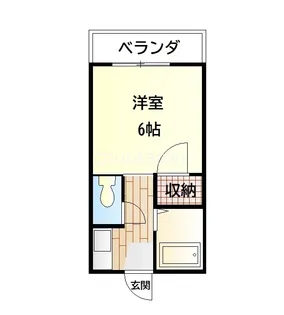 内田荘【1階】の間取り