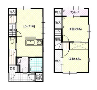 ファイン豊田【1階】の間取り