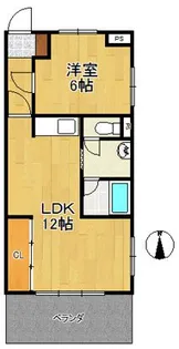 コージーハイムB棟【1階】の間取り