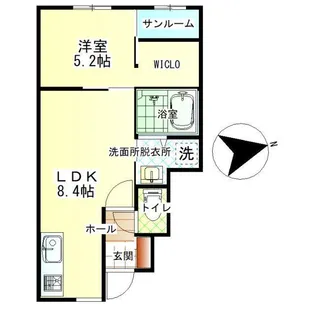 Salt【1階】の間取り