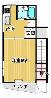 たちばな荘【2階】の間取り
