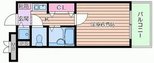 リーガル天神橋【5階】の間取り
