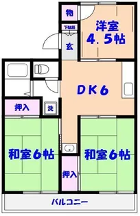 サンハイツI【2階】の間取り