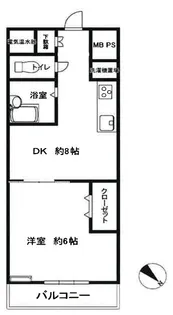 秀和日本橋箱崎レジデンス【10階】の間取り