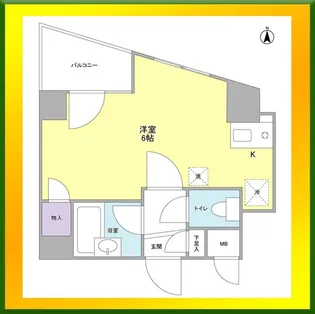 グリーンリーフ【4階】の間取り