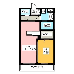 ベルウッド【3階】の間取り