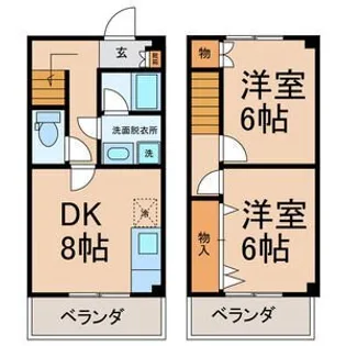 メゾン・サンヒルズAの間取り