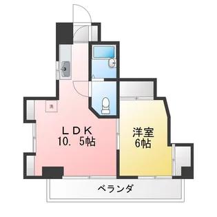 中島ビル【4階】の間取り