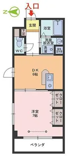 メゾンプリオール【2階】の間取り