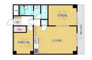 アベール大江【3階】の間取り