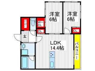 View新小平【2階】の間取り