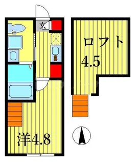 ハルティーニ【2階】の間取り